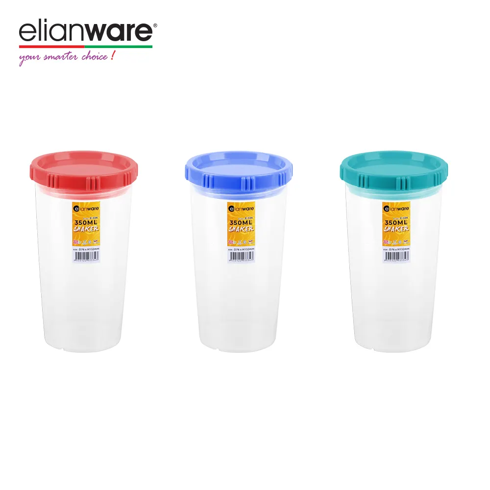 Elianware Wholesale Portable and Easy Carry BPA FREE Plastic Beverage Protein Shaker Water Bottle