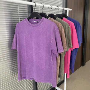 Vente en gros de nouveaux modèles de t-shirts lourds vintage personnalisés en coton surdimensionné de haute qualité avec étiquette personnalisée pour hommes - Product Image 5