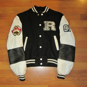 เสื้อแจ็กเก็ตผ้ากำมะหยี่ปักลายคอตั้งสำหรับผู้ชายและผู้หญิงมีตัวอักษรโลโก้ออกแบบได้ตามต้องการ - Product Image 1