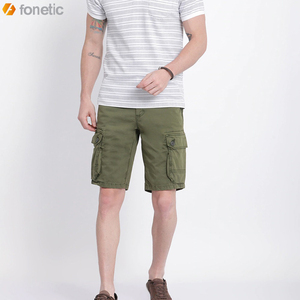 Short Cargo professionnel de haute qualité taille moyenne pour hommes meilleur Design coton léger solide motif toile Style décontracté - Product Image 3