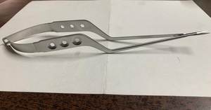 Renix International's Premium Yasargil Rhoton Basis Tijeras rectas esenciales de bayoneta para instrumentos microquirúrgicos - Product Image 4