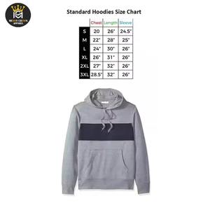 เสื้อฮู้ดผ้าคอตตอน100% สำหรับผู้ชายเสื้อมีฮู้ดผ้าหนาไม่มี300gsm โอเวอร์ไซส์ออกแบบได้ตามต้องการ - Product Image 3