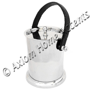 Cubo de Hielo de Acero Inoxidable de Lujo Moderno Hecho a Mano con Interior Pulido y Asa de Cuerda, Ecológico para Fiestas, de Axiom Home - Product Image 5