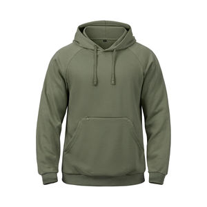 Pull à capuche style urbain pour hommes 100% coton 310 GSM personnalisé brodé épaule tombante sweat à capuche d'hiver pour l'automne - Product Image 1