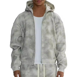 Sudadera con Capucha Forrada, Estilo Vintage, Lavado Ácido, Casual, Invierno 2025, Venta al Por Mayor |   Logotipo Personalizado con Tie Dye Frontal |   Sudaderas con Capucha de Alta Calidad 100% Algodón para - Product Image 3