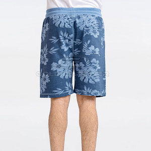OEM ODM <b>Men</b> Printed <b>Sweat</b> <b>Shorts</b> with Solid Pattern Eco-Friendly 100% Cotton Custom Graphic Artwork Clothing Production Services - Product Image 2