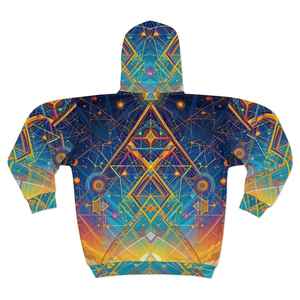 Sweat à capuche personnalisé en polaire 100% polyester respirant et écologique, avec fermeture éclair, design vintage délavé, fabriqué par un fabricant de vêtements. - Product Image 6