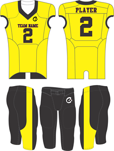 Nouveau design maillots de football américain pour jeunes hauts de sublimation personnalisés et bon marché uniformes d'utilisation sportive avec motif numérique - Product Image 2