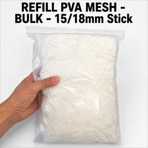 Recharge en vrac de mailles PVA 15/18 mm, mailles de pêche hydrosolubles pour la pêche à la carpe en eau douce, accessoires de pêche - Product Image 2