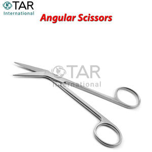 Iris Angular Scissor 11cm 4,5 pulgadas Cirugía de tejido de acero inoxidable de alta calidad Tijeras dentales afiladas Instrumentos médicos - Product Image 2