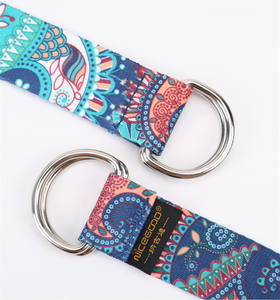 Équipement d'exercice Nouveau Multi Couleurs Ceinture Réglable Sport Yoga Stretch Strap D Anneau Ceinture Gym Ceinture - Product Image 2