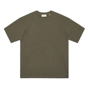 T-shirt Homme Luxe Personnalisé 2025 – Nouvelle Collection Grande Taille 100% Coton Coupe Droite Tissé Uni Décontracté Respirant Séchage Rapide - Product Image 1
