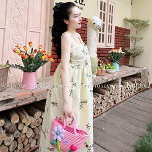 ชุดเดรสแขนกุดสำหรับผู้หญิงชุดเดรสลำลองเซ็กซี่แฟชั่นธรรมชาติซักได้ออกแบบได้ตามต้องการ - Product Image 6