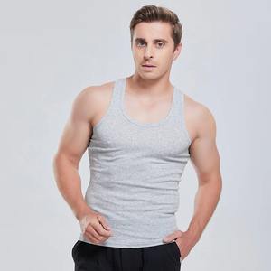 Maillot de corps respirant en polyester résistant à la sueur OEM/ODM pour homme - Product Image 4