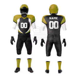 Kit de uniforme de fútbol americano con tela de malla ligera y pantalones acolchados reforzados - Product Image 1