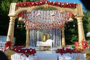 Mejor Diseño Elefante Tronco Pilar Mandap Más Popular FRP Matrimonio Mandap en EE. UU. Durable Cultural Shaadi Ka Mandap Por DST - Product Image 6