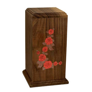 Designer Natural Finish <b>Wooden</b> Cremation <b>Urns</b> <b>for</b> Adults & Pets Elegant Funeral <b>Urns</b> <b>for</b> Human & Pet <b>Ashes</b> - Product Image 1