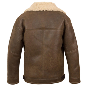 Best-seller Blouson bombardier décontracté en cuir de haute qualité à la mode Blousons de créateur avec logo personnalisé pour hommes vestes de grande taille - Product Image 2