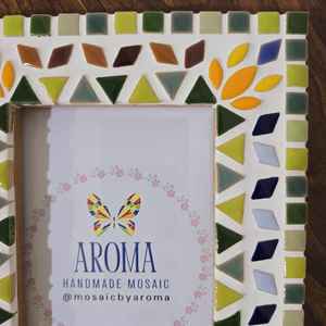 Cadre photo carré en bois MDF de style moderne Design naturel Léger écologique pour les photos de mariage à la maison et le dessus de table - Product Image 2