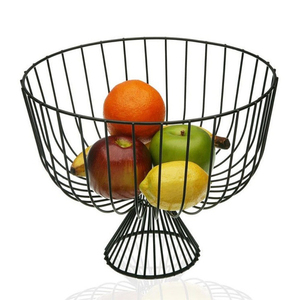High Quality Metal Wired Kitchen Metal <b>Vegetable</b> Fruits Washing <b>Basket</b> Strainer Colander <b>Basket</b> - Product Image 1