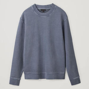 Sweat-shirt pour homme personnalisé à col rond en coton lourd surdimensionné à prix abordable - Product Image 4