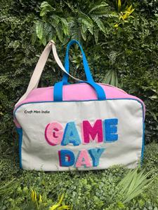 Sac de sport de luxe personnalisé avec grand bagage de voyage sportif en perles de rocaille Bagage de cabine pour le jour du match pour le voyage - Product Image 3