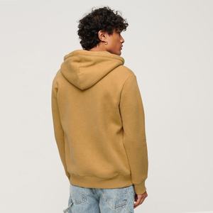 Sudadera con capucha deportiva informal de algodón 100% para hombre, ajustada, de peso medio, ropa activa cálida, sudadera con cremallera bordada a la moda, totalmente personalizada - Product Image 2