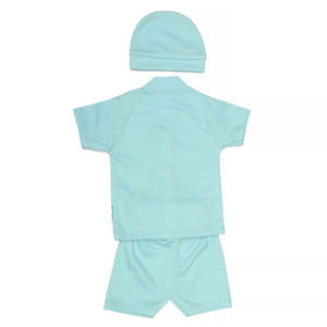 ชุดสูทเด็กชายแรกเกิด 3 ชิ้น - สีฟ้า - Product Image 4