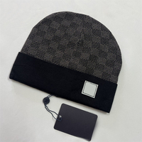Gorro de Jacquard 100% Algodón al por Mayor, con Parche de Logotipo Personalizado, Diseño de Letras, Duradero, Accesorio de Moda para Invierno y Playa, Unisex, para Viajes