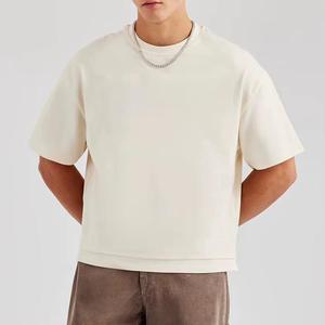 เสื้อยืดโอเวอร์ไซส์แบบฟอกสี 100% ผ้าฝ้าย วินเทจ ลุคสตรีทแวร์ คอกลม แขนสั้น สำหรับผู้ชาย เสื้อฟอกสี - Product Image 6