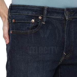 2025 <b>Men's</b> Top Selling 100% Cotton Casual Style <b>High</b> <b>Waist</b> <b>Jeans</b> Pant OEM Service Button Fly Closure Private Label on Sale - Product Image 6