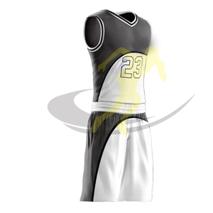 Uniformes de basket-ball réversibles pour hommes de haute qualité séchage rapide respirant ensemble de teinture de couleur unique conception sublimée personnalisée grande taille - Product Image 3