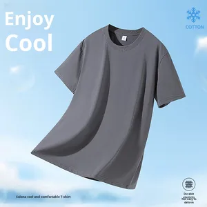 เสื้อยืดผ้าฝ้าย100% พิมพ์ลายกราฟิกสำหรับผู้ชายเสื้อยืดผ้าไหมขนาดใหญ่พิเศษพิมพ์ลายสกรีนไซส์ใหญ่พิเศษ - Product Image 5