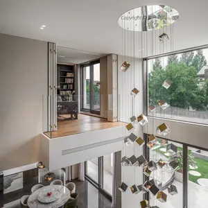 ZenoLuxor Designer Inspired <b>Light</b> Rectangular Lamp with Warm White Scandi Industrial Farmhouse Medit Minimalist <b>Rustic</b> Styles - Product Image 4