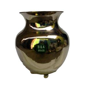 Lota ML de Latón de Alta Calidad con Acabado Pulido Brillante Dorado para Templos e Iglesias para Celebraciones de Diwali - Product Image 1