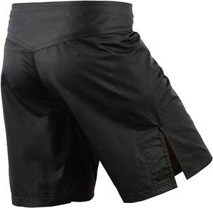 Shorts de grappling personnalisés Shorts de combat noirs avec un design unique et un logo personnalisé |   Vêtements d'entraînement aux arts martiaux - Product Image 3