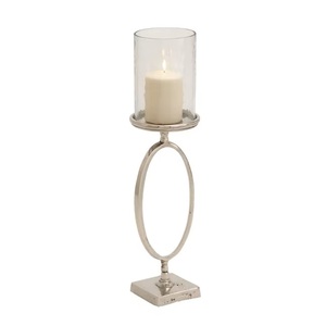 Último diseño de latón hecho de metal chapado en oro huracán/candelabro decorativo en venta al por mayor uso de decoración del hogar/Hotel - Product Image 4