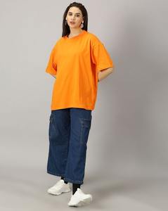 Qualité Nouveau Design Personnalisé Impression Goutte Épaule Femmes T-Shirt À Manches Courtes En Gros Femmes D'été De Mode O-cou - Product Image 6