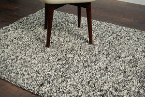 Alfombra bohemia de lana hecha a mano moderna duradera artesanal con pila de felpa y patrón geométrico lavable para uso doméstico - Product Image 3