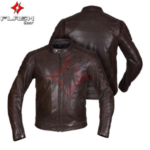Chaqueta de Motociclista de Cuero para Hombre, Diseño de Moda, Estilo Urbano, Invernal, Transpirable, Cortavientos, Ajustada - Product Image 3