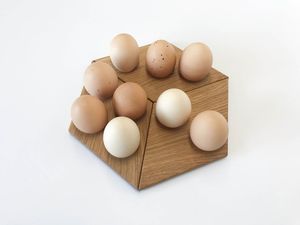 Durable Wooden Egg Rack For Everyday Use Providing Safe Hygienic And <b>Aesthetic</b> Storage Solution For Fresh Farm Eggs - Product Image 2