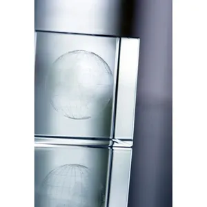 Custom Tampa Glass <b>Cube</b> Trophies Medals & Plaques Merchandising Display - Product Image 2