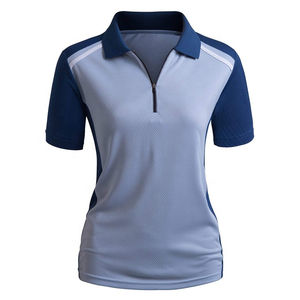 OEM Customized Fashionable Polo Shirts <b>for</b> <b>women</b> Trendy look 2025 Design solid pattern shirt with Enhanced Breathability & Style - Product Image 5