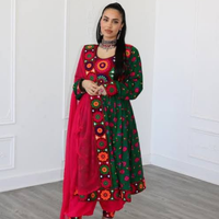Nouvelle arrivée robes d'été brodées à manches longues et respirantes pour femmes au meilleur prix de gros robe pour femmes afghanes Kuchi Tribal