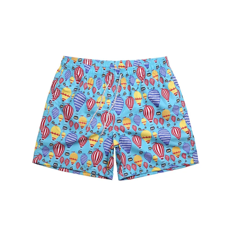 Customized Logo Summer Shorts Solid Color Beachwear Wholesale Men's Solid Swim Trunk Breathable Shorts for Men