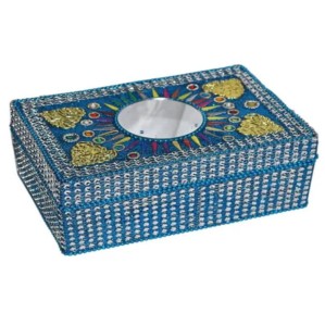 Boîte à serviettes de couleur blanche de qualité supérieure ménage salon boîte à papier de soie boîte à serviettes en métal de qualité supérieure - Product Image 4