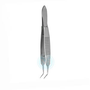 Pinzas McPherson de Acero Inoxidable con Ángulo de 7.5 mm, Fabricadas Profesionalmente, Microinstrumentos Oftálmicos para Cirujanos Oculistas - Product Image 6