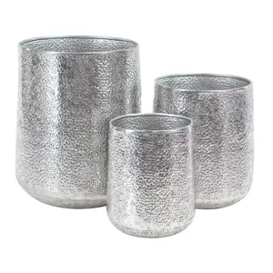Recién llegado, tamaño personalizado, precio de venta alto, maceta de Metal de calidad superior, maceta galvanizada para uso en interiores y exteriores - Product Image 3