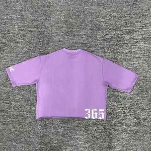 เสื้อยืดผ้าฝ้ายปักลายโลโก้สำหรับผู้ชาย - Product Image 4