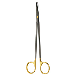 Ciseaux Metzenbaum 7 pouces demi-or noir plaqué acier inoxydable hôpital manuel utilisé ciseaux dans différentes tailles prix - Product Image 1